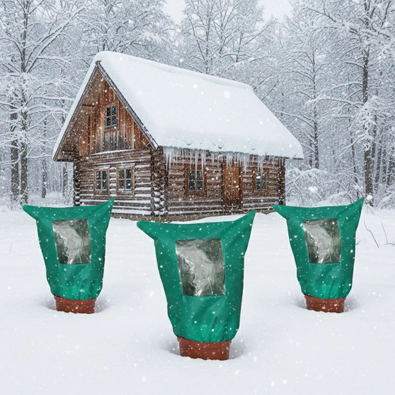 Plant Cover Weather-Resistant Transparent Window