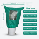 Plant Cover Weather-Resistant Transparent Window