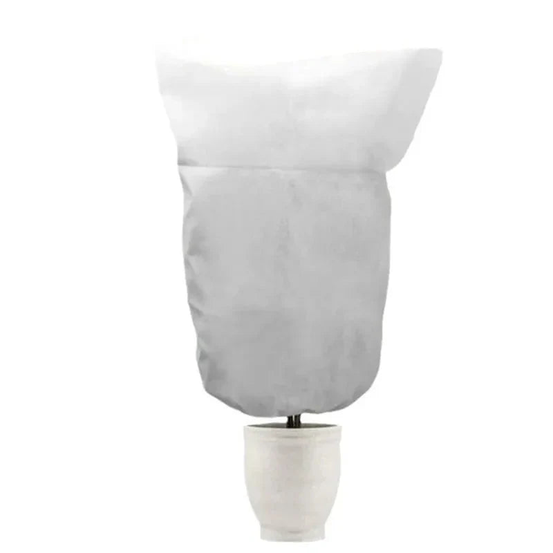 Plant Frost Cover Insulated Breathable Fleece Adjustable Drawstring