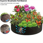 Plant Growth Bag Round Breathable Aeration & Drainage