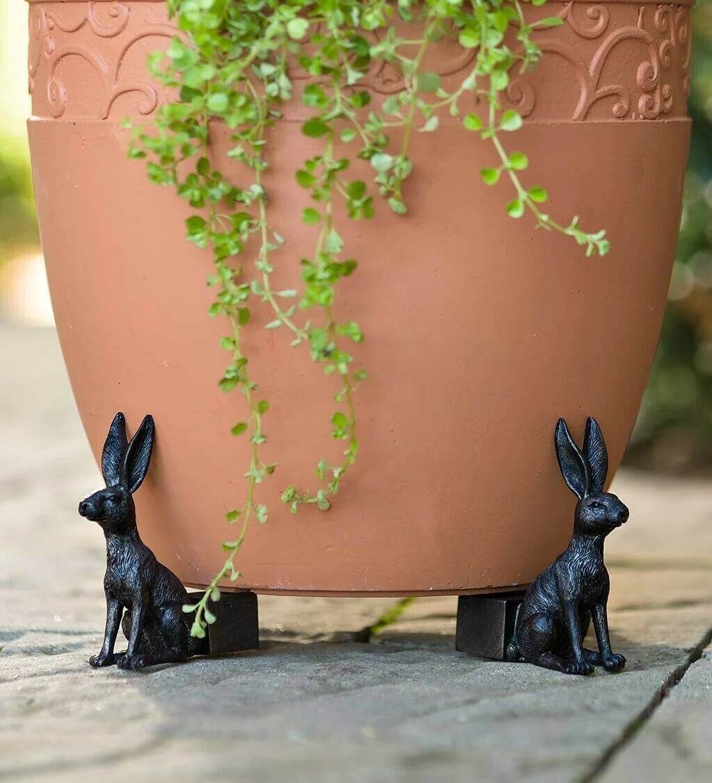 Plant Pot Feet Animal Figurines Frost-Resistant Resin