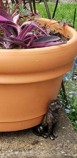 Plant Pot Feet Animal Figurines Frost-Resistant Resin