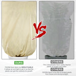 Plant Protection Cover Breathable Non-Woven Zipper & Drawstring