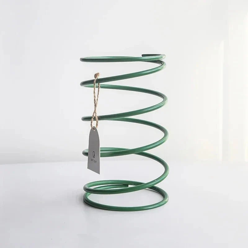 Plant Rack Spring-Inspired Iron Fits Multiple Pots