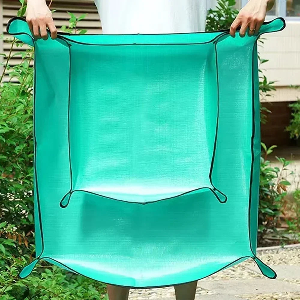 Plant Repotting Mat Waterproof Foldable Snap Corners