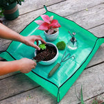 Plant Repotting Mat Waterproof Foldable Snap Corners