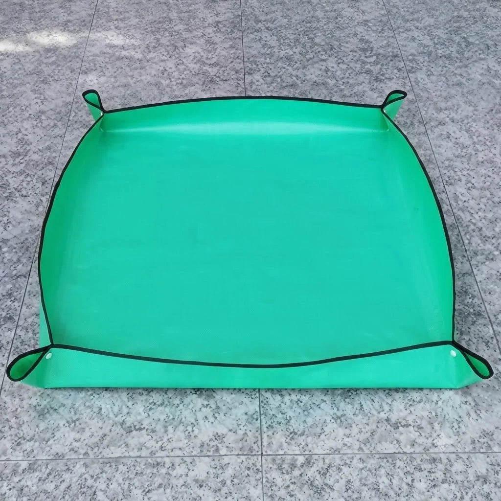 Plant Repotting Mat Waterproof Foldable Snap Corners