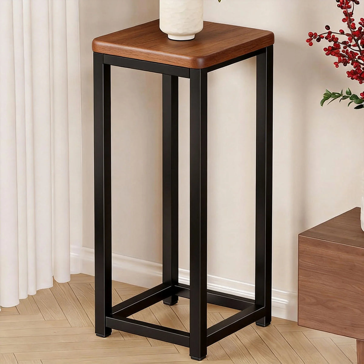 Plant Stand Metal Space-Saving Reinforced Base