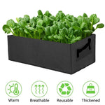 Plant Storage Box Foldable Felt Handles