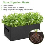 Plant Storage Box Foldable Felt Handles