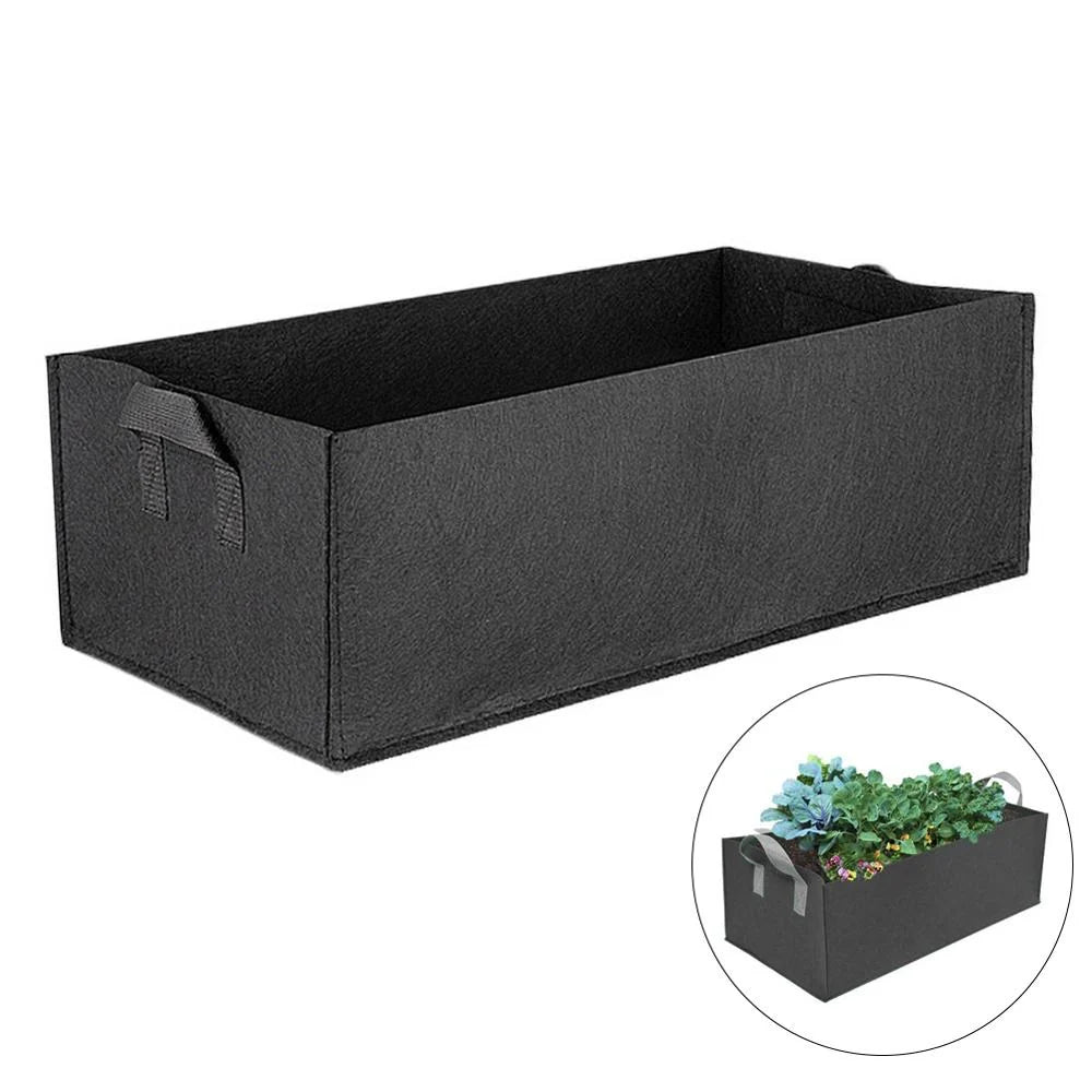 Plant Storage Box Foldable Felt Handles