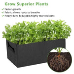 Plant Storage Box Foldable Felt With Carry Handles