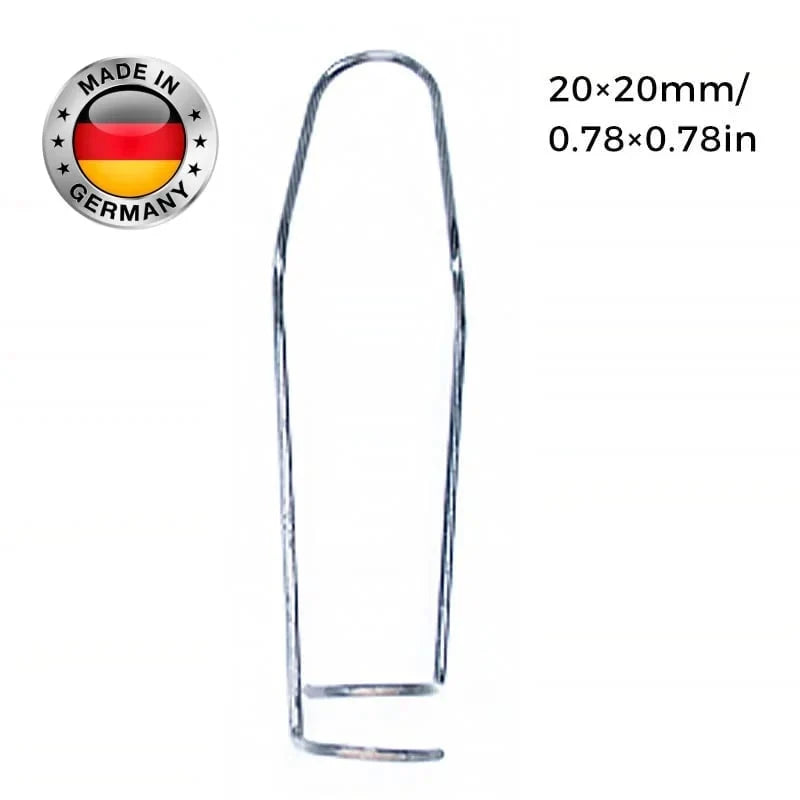 Plant Support Clips Galvanized Rust-Resistant Fits 11–20mm Pipes