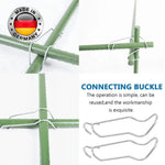 Plant Support Clips Galvanized Rust-Resistant Fits 11–20mm Pipes