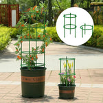 Plant Support Frame Adjustable Modular Tool-Free 60 Piece Set