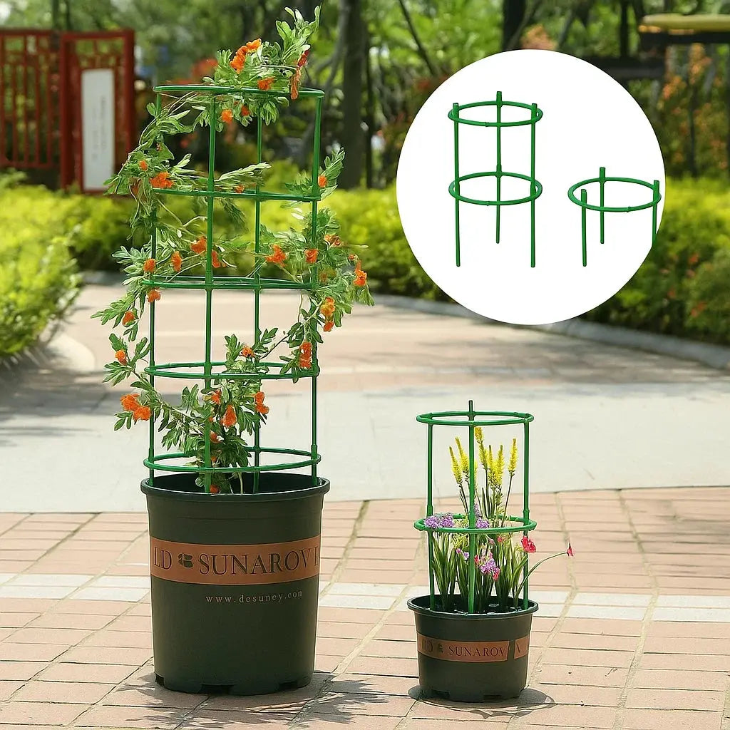Plant Support Frame Adjustable Modular Tool-Free 60 Piece Set