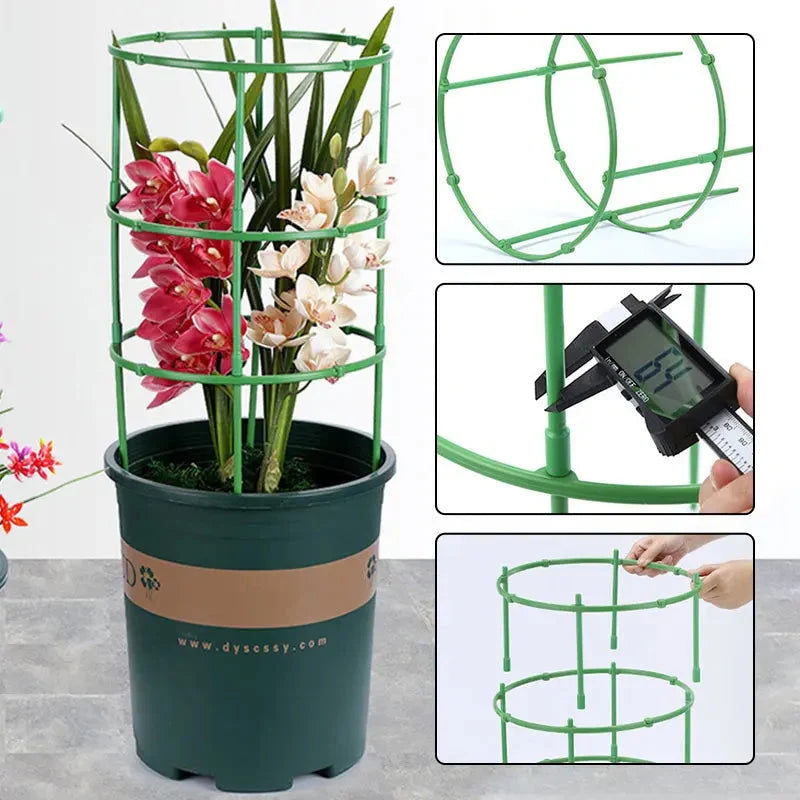 Plant Support Frame Adjustable Modular Tool-Free 60 Piece Set