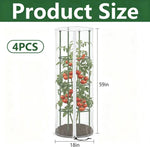 Plant Support Trellis Adjustable Height Breathable Mesh