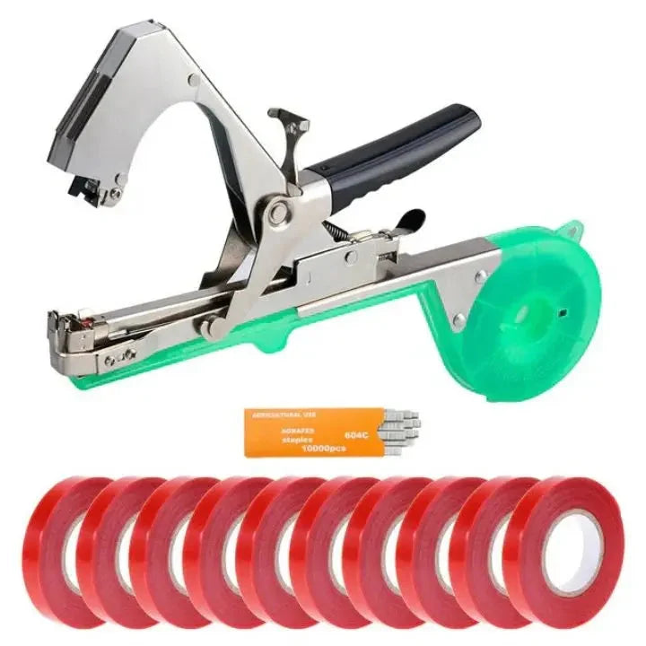 Plant Tying Machine Automatic Tape Feeding 10 Rolls