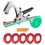 Plant Tying Tool One-Hand Cutter Includes Tape & Staples