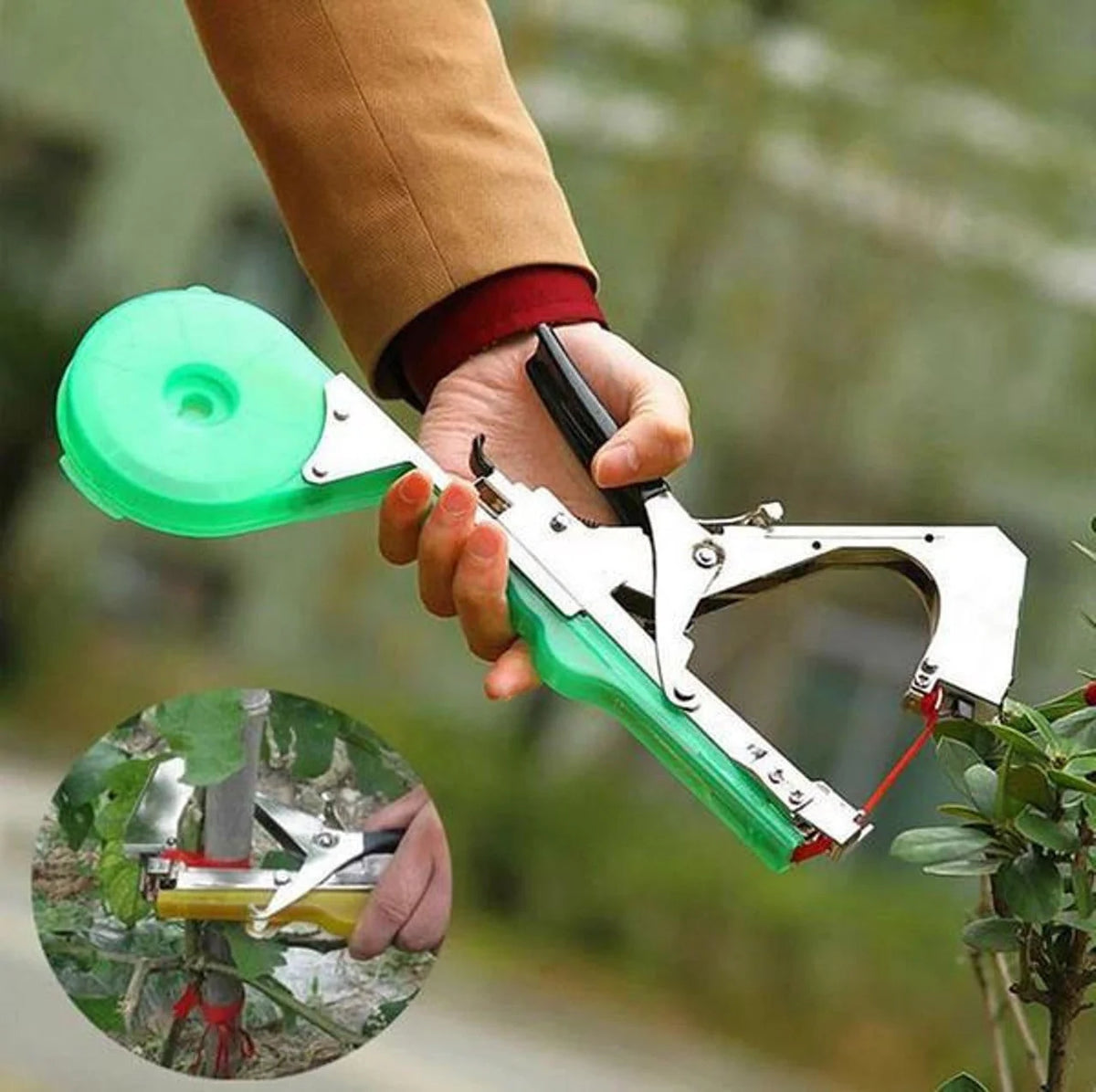 Plant Tying Tool One-Hand Stainless Steel Cutter