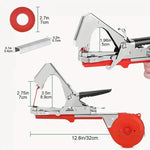 Plant Tying Tool Set Metal Quick-Press 10 Rolls Tape
