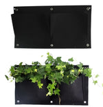 Plant Wall Pockets Wall-Mounted Multi-Pocket Indoor & Outdoor