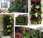 Plant Wall Pockets Wall-Mounted Multi-Pocket Indoor & Outdoor