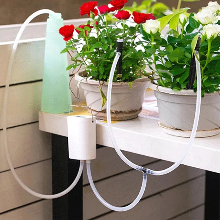 Plant Watering System Automatic Programmable Rechargeable