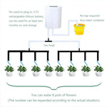 Plant Watering System Automatic Programmable Rechargeable