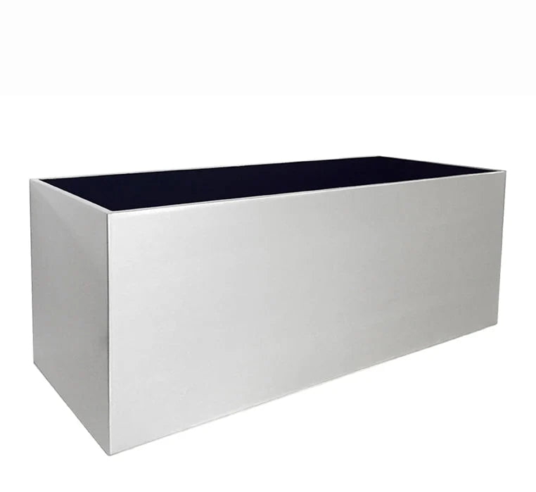 Planter Box Brushed Aluminum Waterproof Lining 30-Inch Length