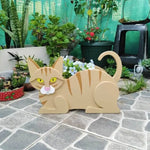 Planter Cat-Shaped Customizable Sturdy Plastic