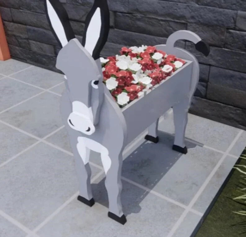 Planter Farm Animal PVC Weather Resistant