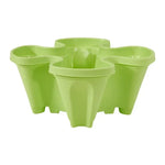 Planter Stackable With Wheels & Drainage