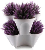 Planter Stackable With Wheels & Drainage