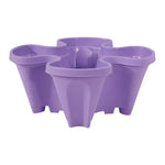 Planter Stackable With Wheels & Drainage