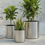 Planter Stainless Steel Waterproof Lining Indoor & Outdoor