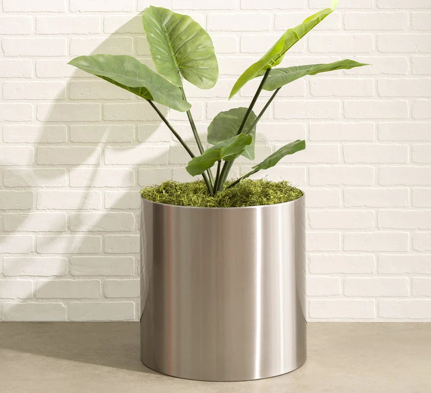 Planter Stainless Steel Waterproof Lining Indoor & Outdoor