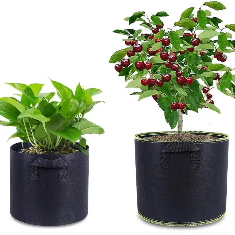 Planting Bag Breathable Felt Fabric & Sturdy Handles
