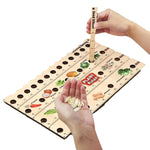 Planting Ruler Solid Wood Seed Spacing & Depth