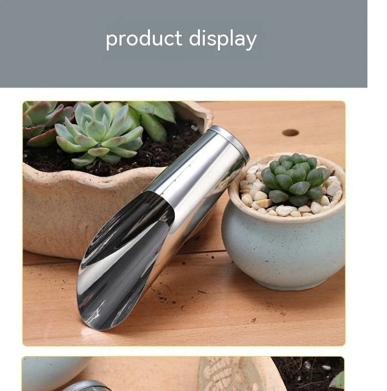 Planting Scoop Stainless Steel Ergonomic & Non-Slip Handle