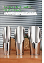 Planting Scoop Stainless Steel Ergonomic & Non-Slip Handle