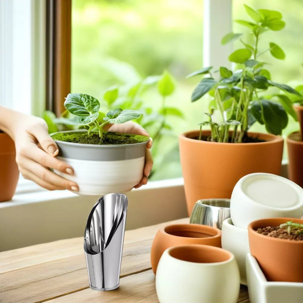 Planting Scoop Stainless Steel Ergonomic & Non-Slip Handle