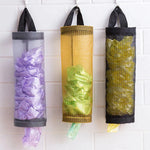 Plastic Bag Dispenser Hanging Mesh with Elastic Bottom Opening