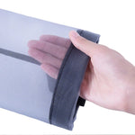 Plastic Bag Dispenser Hanging Mesh with Elastic Bottom Opening