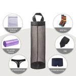 Plastic Bag Dispenser Wall-Mounted Space-Saving Holds 30 Bags