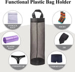 Plastic Bag Organizer Hanging Mesh Set of 3