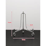 Plate Display Stand Metal Tripod Non-Slip Feet