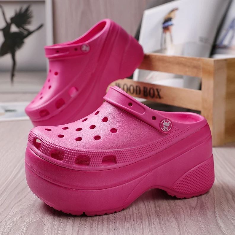 Platform Clogs 4 Inch Breathable & Slip-Resistant