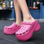 Platform Clogs 4 Inch Waterproof & Slip-Resistant